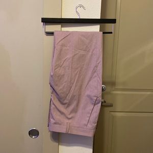 Express Slim Cotton-Blend Houndstooth Dress Pant